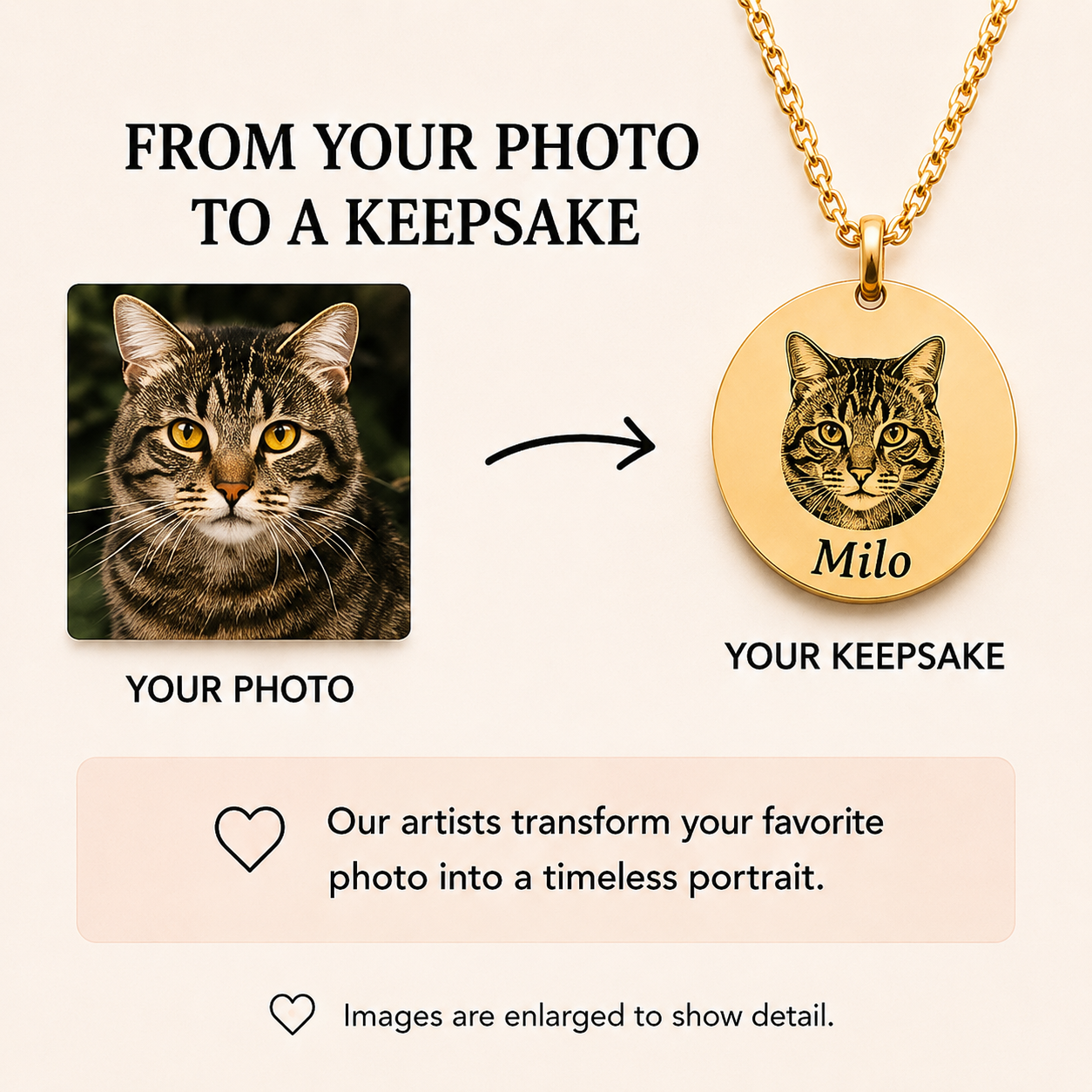 Aurelia Paw ™ Cat Portrait Necklace - Image 13