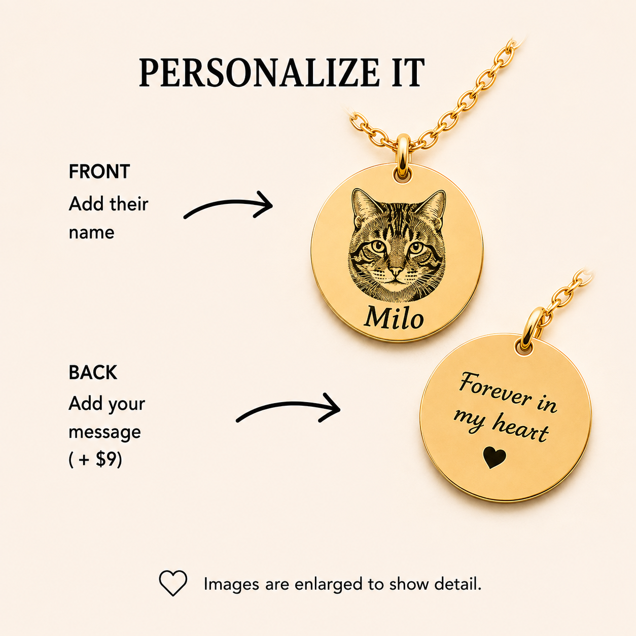 Aurelia Paw ™ Cat Portrait Necklace - Image 14