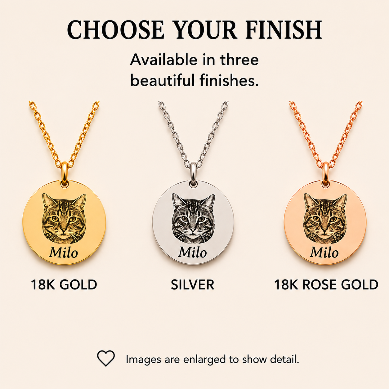 Aurelia Paw ™ Cat Portrait Necklace - Image 17