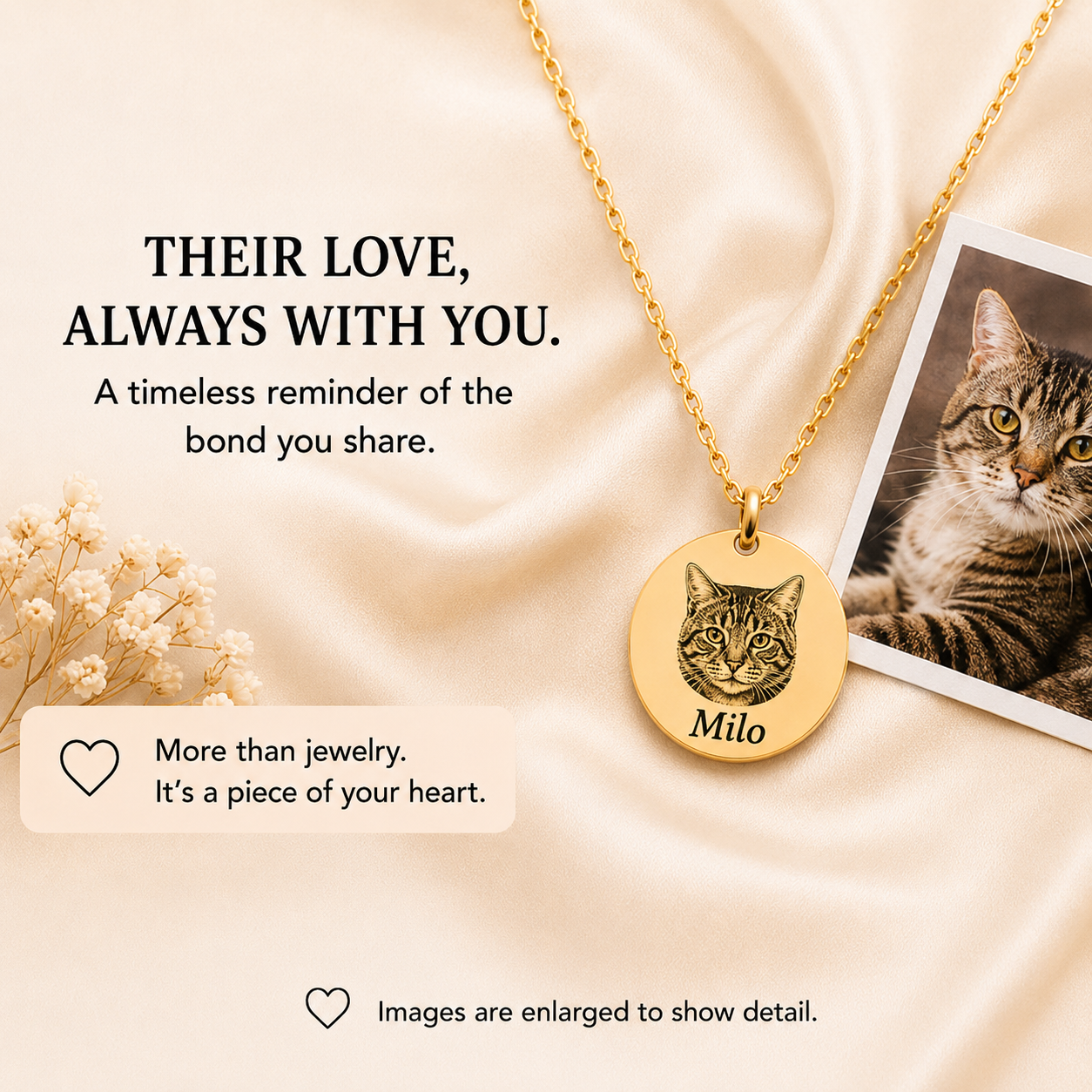 Aurelia Paw ™ Cat Portrait Necklace - Image 18