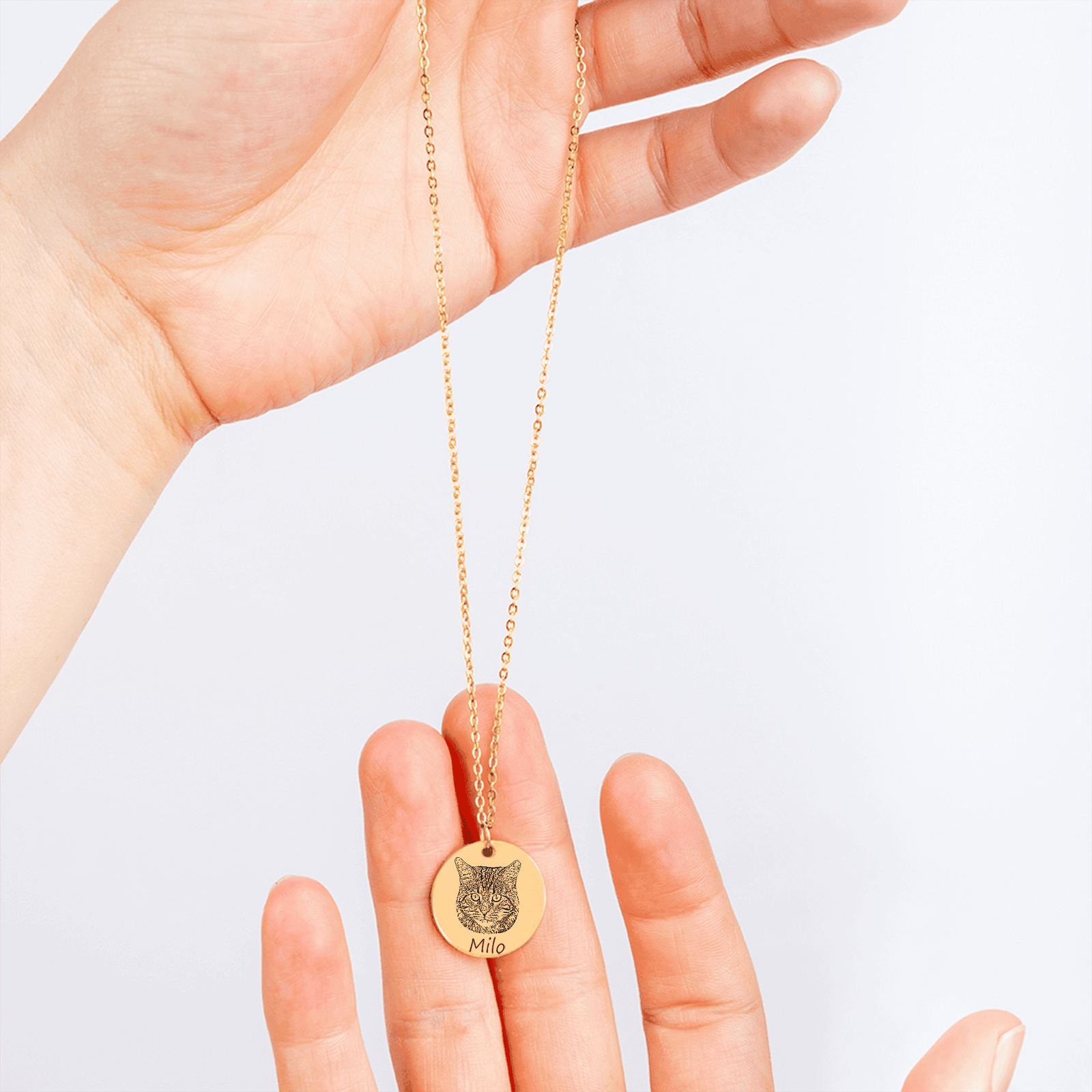 Aurelia Paw ™ Cat Portrait Necklace - Image 4