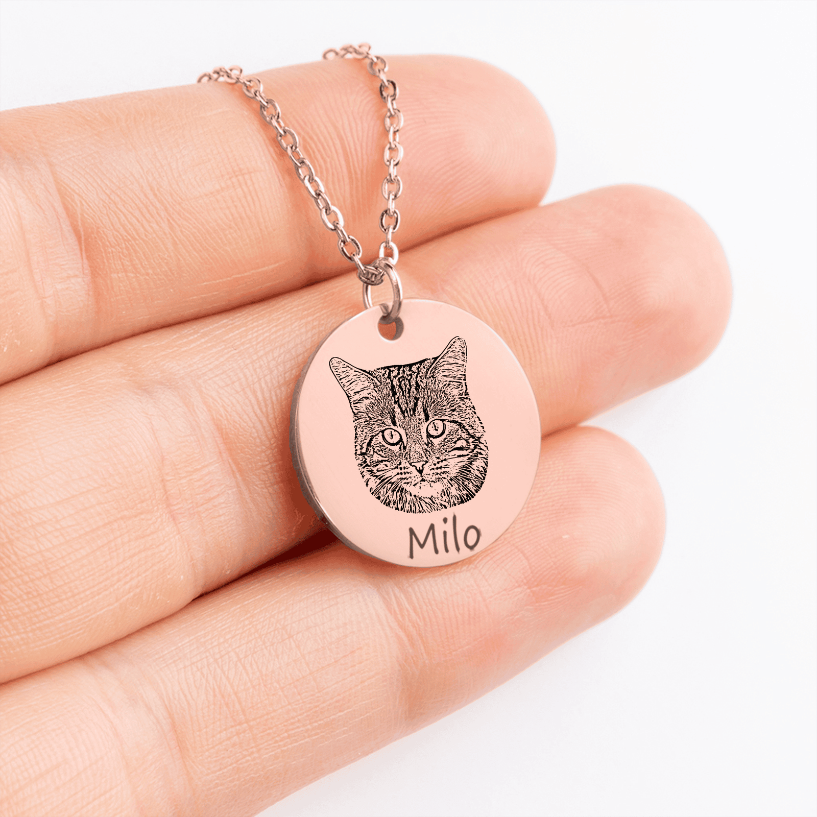 Aurelia Paw ™ Cat Portrait Necklace - Image 7