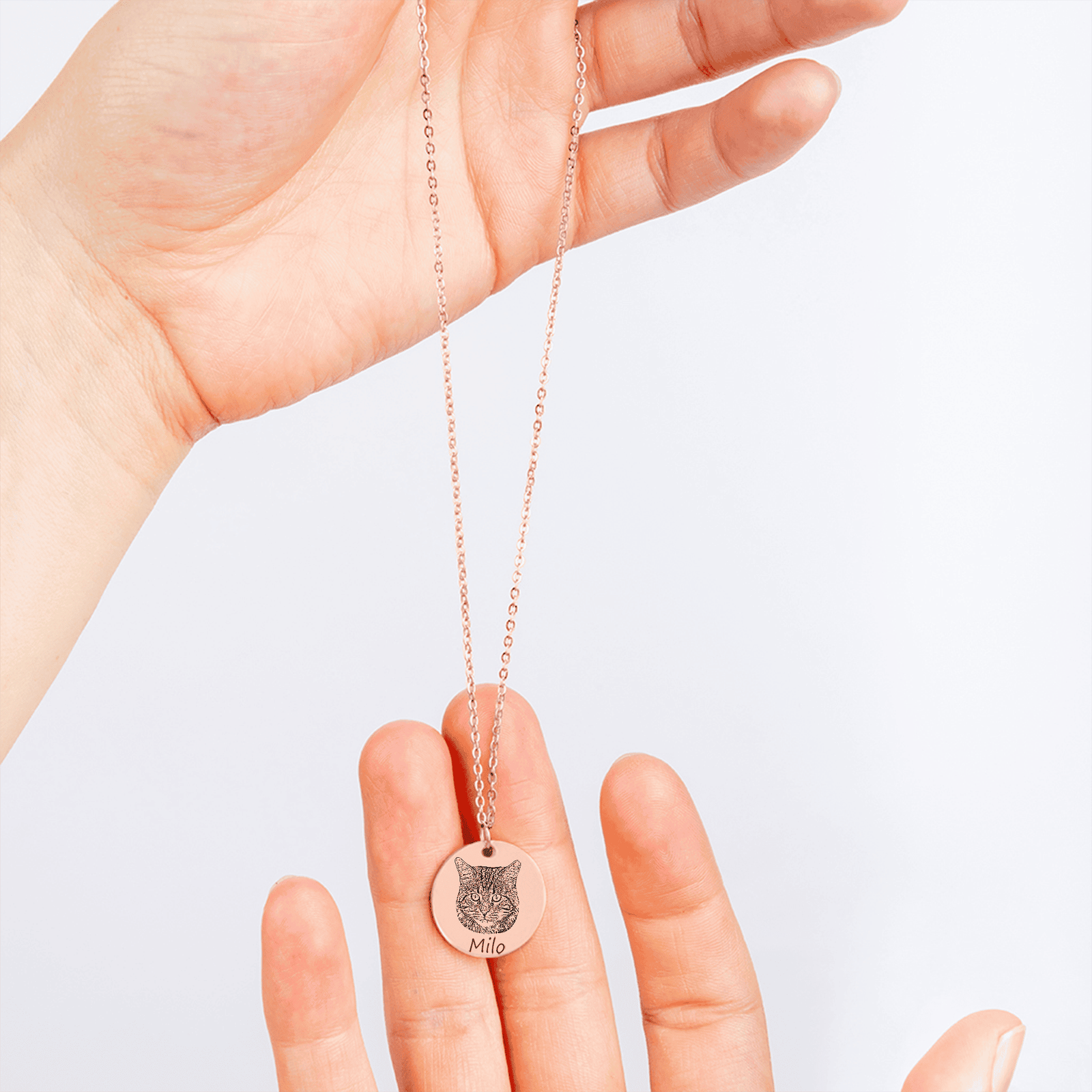 Aurelia Paw ™ Cat Portrait Necklace - Image 8
