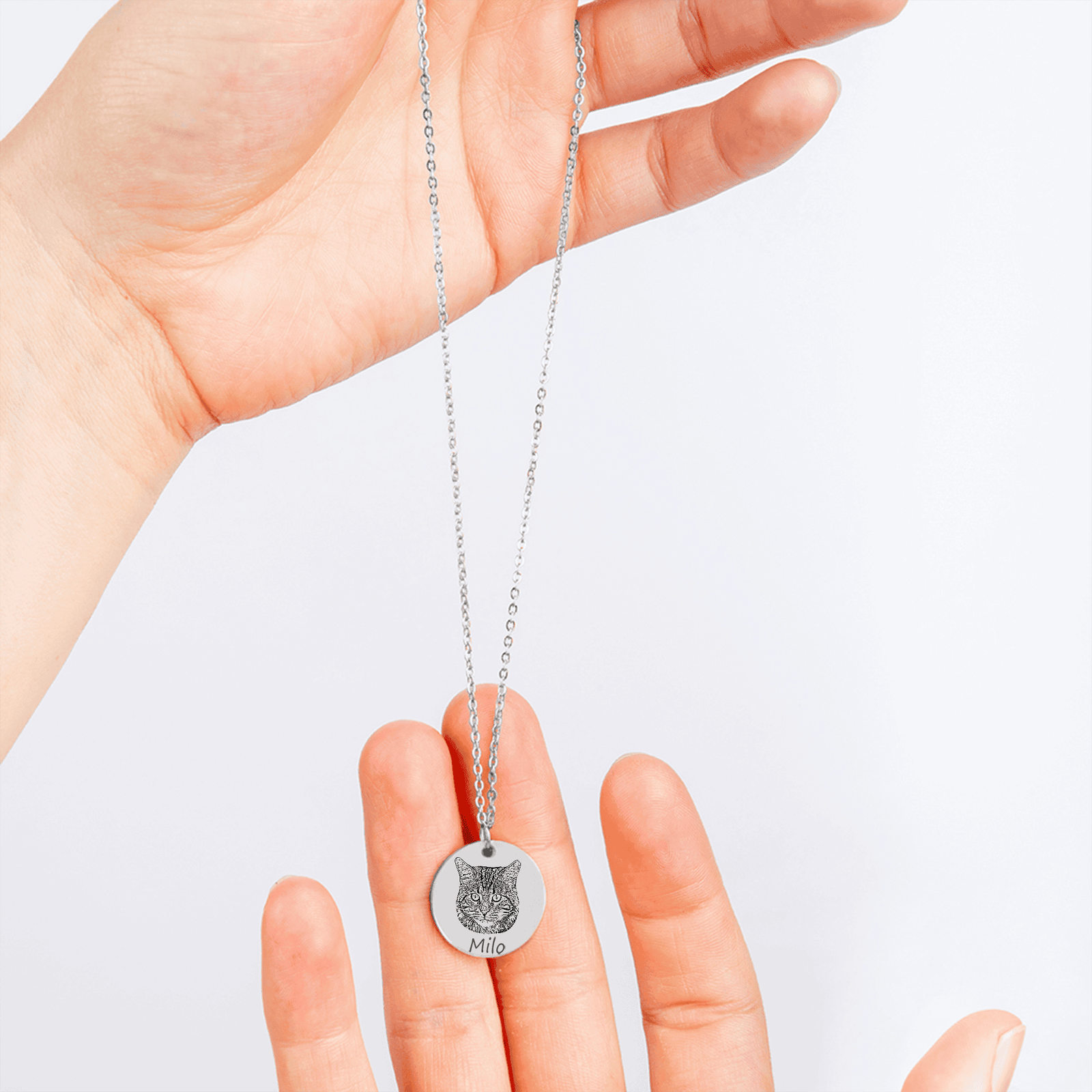 Aurelia Paw ™ Cat Portrait Necklace - Image 10